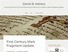 Tablet Screenshot of danielbwallace.com